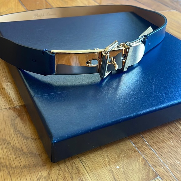 ** SOLD** Ralph Lauren Collection leather belt - Picture 3 of 7